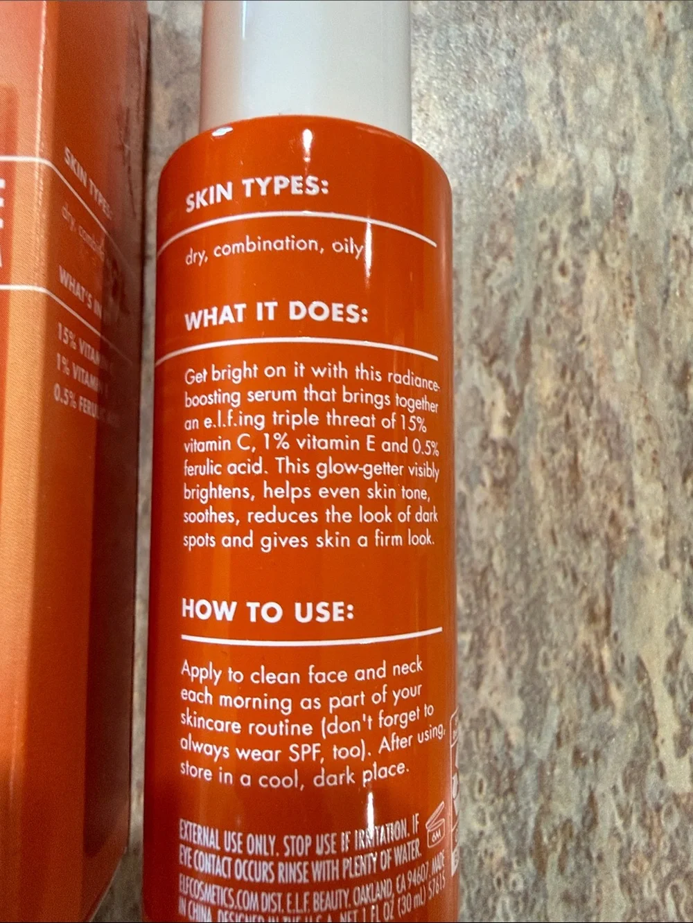 e.l.f. Skin Bright Icon Vitamin C + E + Ferulic Serum